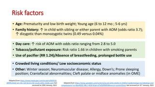 ACUTE OTITIS MEDIA IN CHILDREN cme SLIDE SET | PPTX