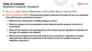 Aom Roc Comprehensive Guide to Designing an Automation Operating Model (AOM ...
