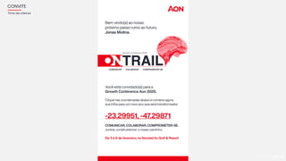 SLIDE
Arte teaser
CONVITE
Time de Líderes
 