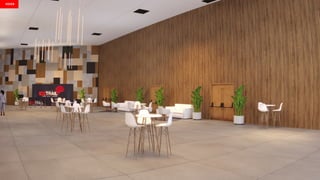 SLIDE
CENO RECEPTIVO
+ EXPLICAÇÕES
Produção: trazer detalhamento de como poderemos vender sustentabilidade através da cenografia
FOYER
 