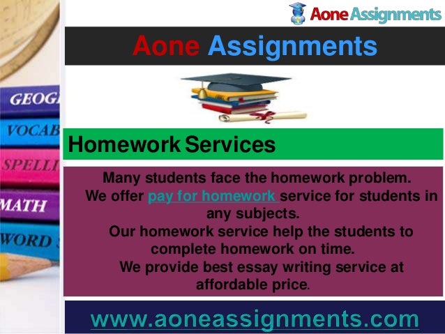 Pay for homework