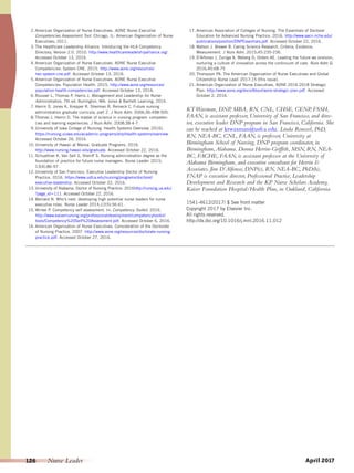 Aone nurse executive competencies | PDF