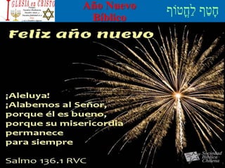 Año Nuevo
Bíblico
 