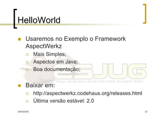 AOP - ESJUG - 2005