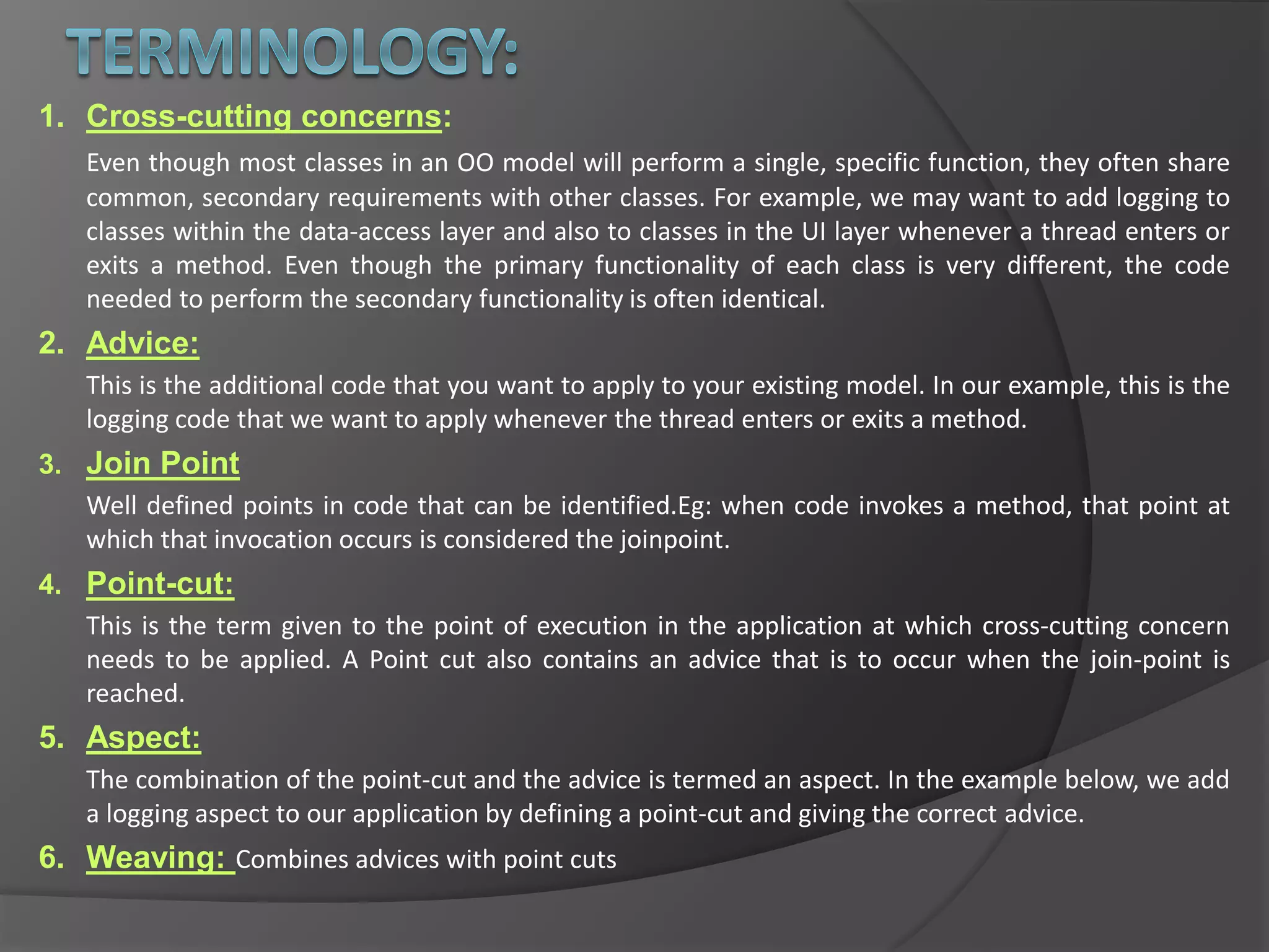 Aspect Oriented Programming | PPT