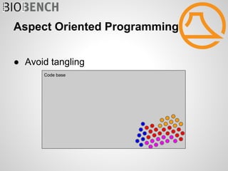 Aspect Oriented Programming


● Avoid tangling
      Code base
 