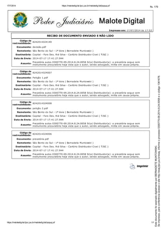 Seimpresso,paraconferênciaacesseositehttp://esaj.tjsc.jus.br/esaj,informeoprocesso0300770-09.2014.8.24.0058eocódigo1361678.
EstedocumentofoiassinadodigitalmenteporBERNADETEMUNTOWSKI.
fls. 179
 