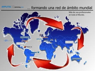 Más de 200 profesionales en todo el Mundo. …  formando una red de ámbito mundial 