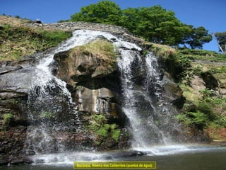 Nordeste , Ribeira dos Caldeirões (quedas de água). 