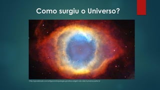 Como surgiu o Universo?
http://gnosisbrasil.com/artigos/antropologia-gnostica-origem-da-vida-humana-parte-5/
 