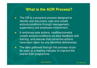 Behaviour Observation Process | PDF
