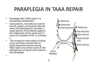 Taaa Incision Aortic aneurysm dr jeevraj | PPTX