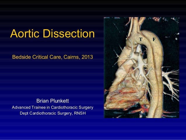 BCC4 Plunkett On Thoracic Aortic Dissection