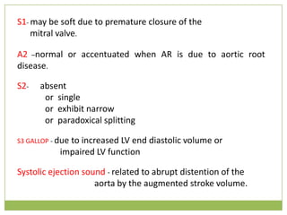 Aortic regurgitation | PPTX