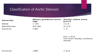 Sts Aortic Classification Aortic stenosis | PPTX