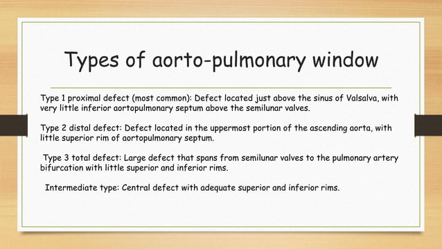 Aorto pulmonary window may 2021 | PDF | Heart and Cardiovascular ...