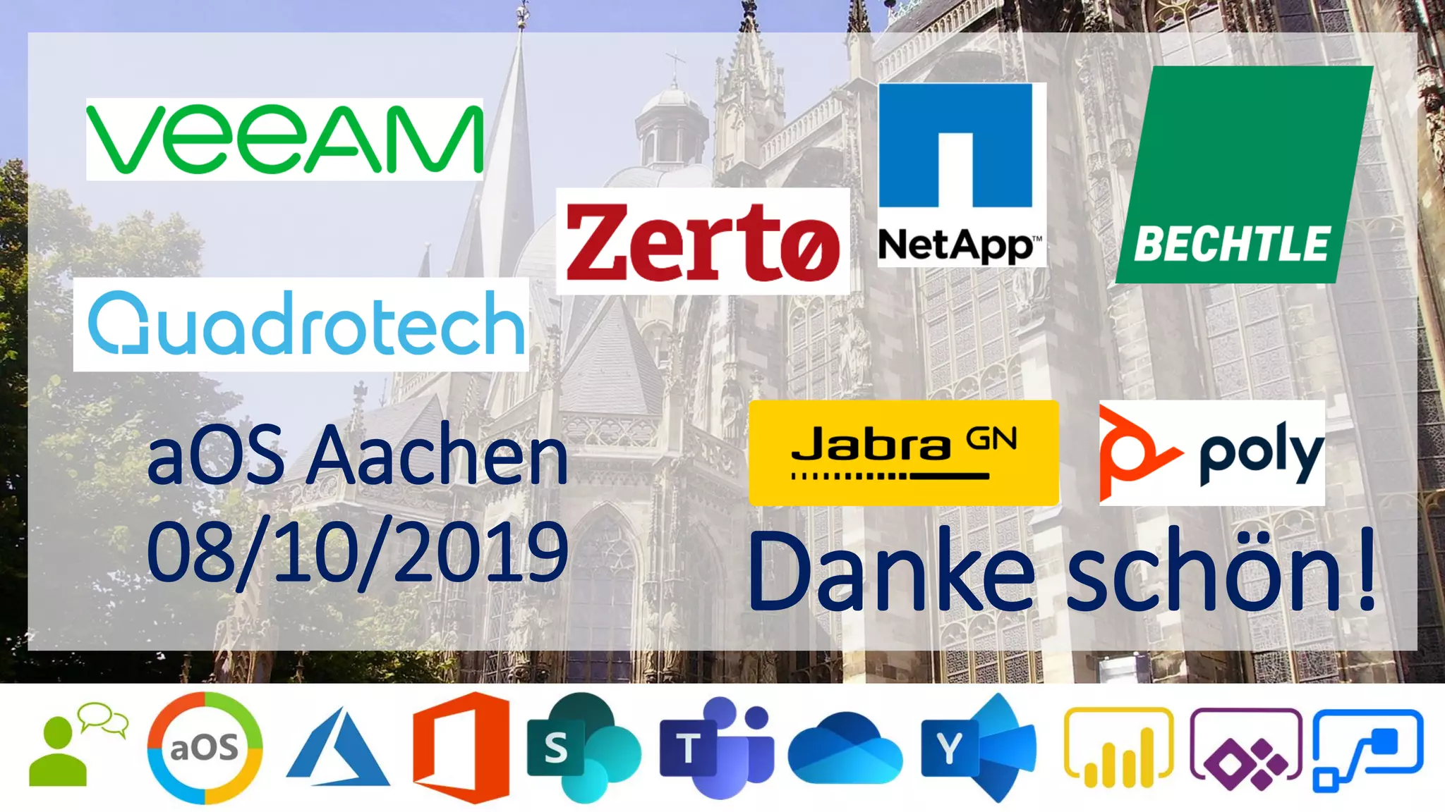 aOS Aachen
08/10/2019 Danke schön!
 