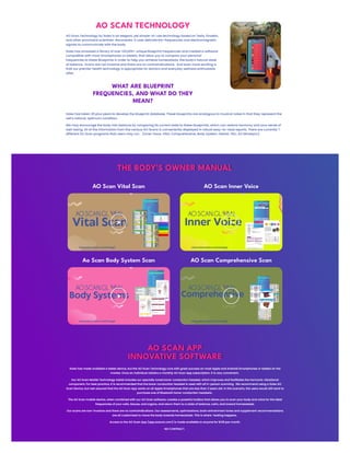 AO Scan Body System Scan: A Complete Guide by ao scan global | PDF