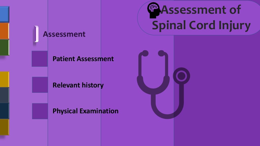 Assessment Of Spinal Cord Injury