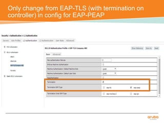 Aos & cppm integration configuration & testing document for eap tls ...