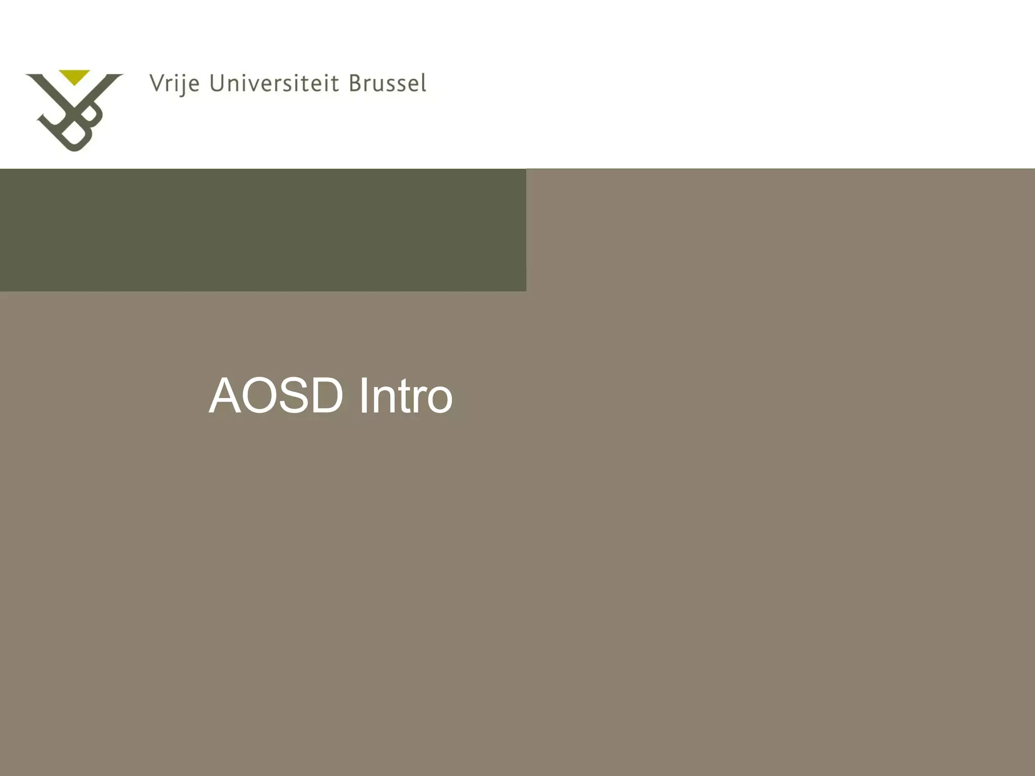 AOSD Intro 