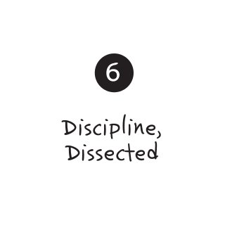 6
Discipline,
Dissected
 
