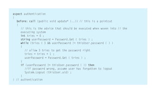 Aspect Oriented Software Engineering | PDF