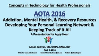 Concepts in Technology for Health Professionals
 