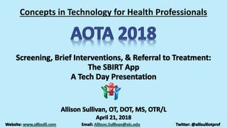 Concepts in Technology for Health Professionals
 