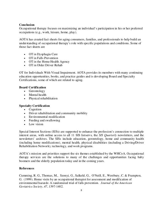 aota white house report aota fact sheets