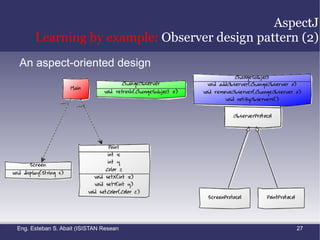 Programmers compatibility: Programming with AspectJ must feel like a natural extension of programming with Java Tool compatibility : AJDT provides tool support for AOSD with AspectJ in eclipse. AJDT is consistent with JDT. 
