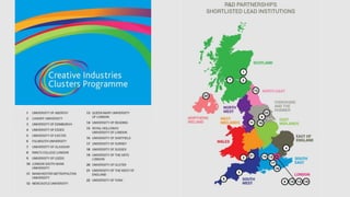 • Audience of the Future is central to Creative Industries Sector Deal
• High expectations that AoTF will de-risk investme...
