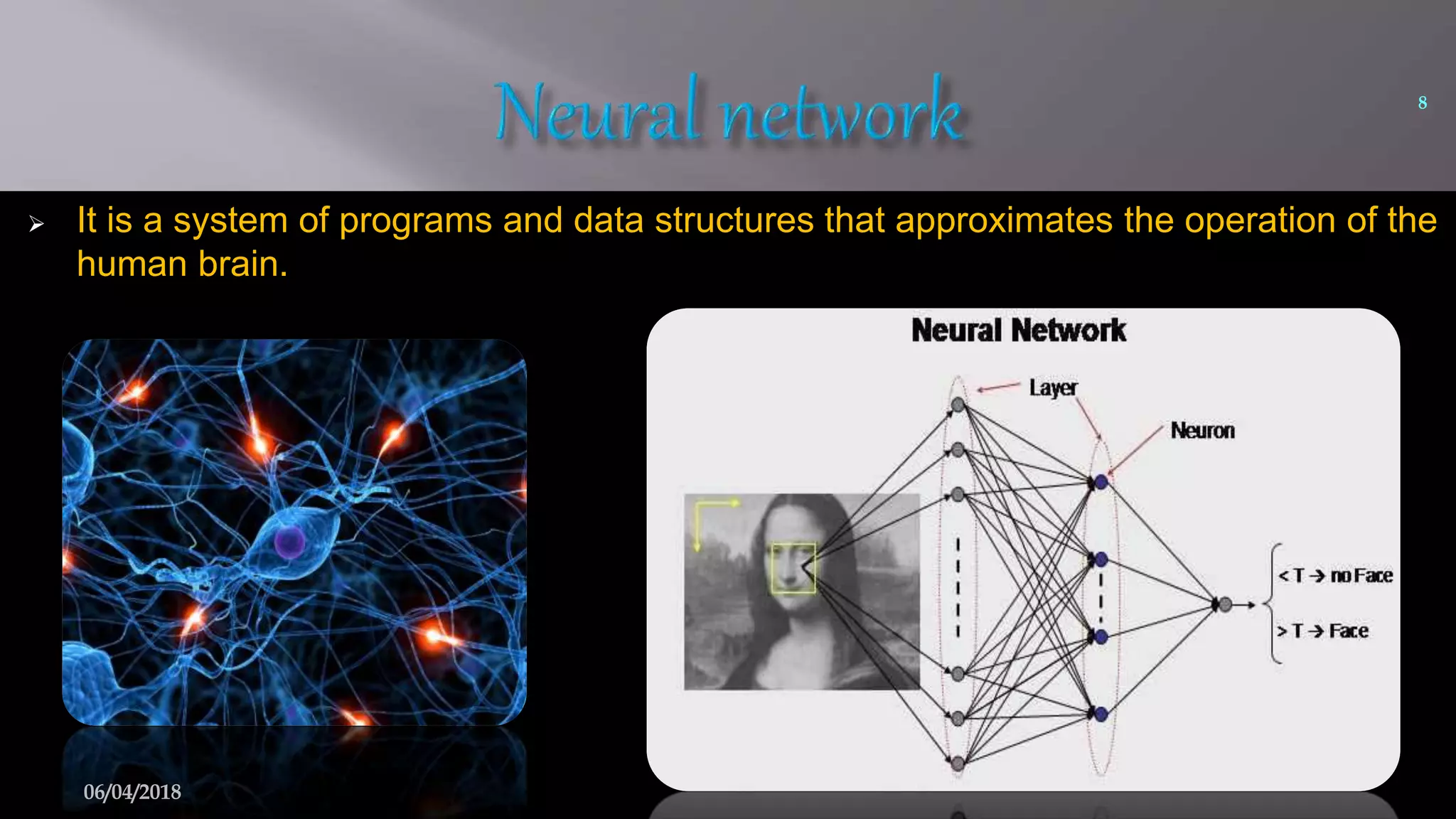FACE RECOGNITION USING NEURAL NETWORK | PPTX | Artificial Intelligence ...
