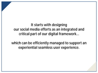 Social Framework Design