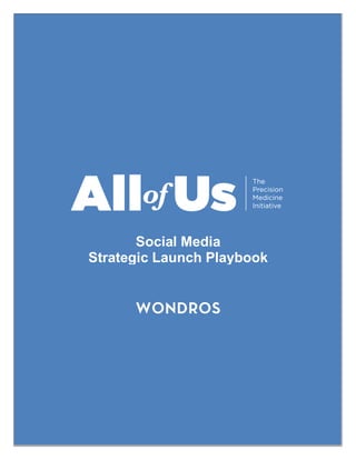 Social Media
Strategic Launch Playbook
 