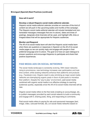 Social Launch Playbook