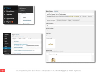 nice people talking sense about the web | hello@thirty8.co.uk | 0800 808 54 38 | © Thirty8 Digital 2015
 