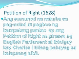 Petition of Right (1628)
 