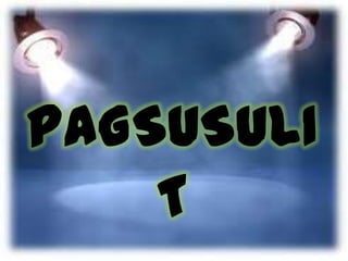 pAGSUSULI
T

 