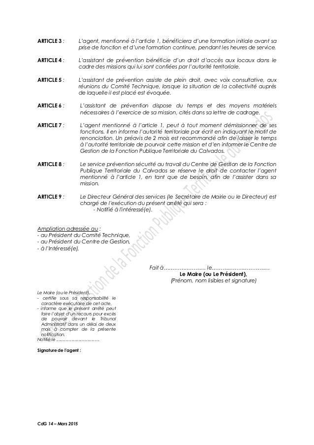 Ap 3. arrêté de nomination v.2015.03 41031 Ap 3. arrêté de nomination v.2015.03 41031