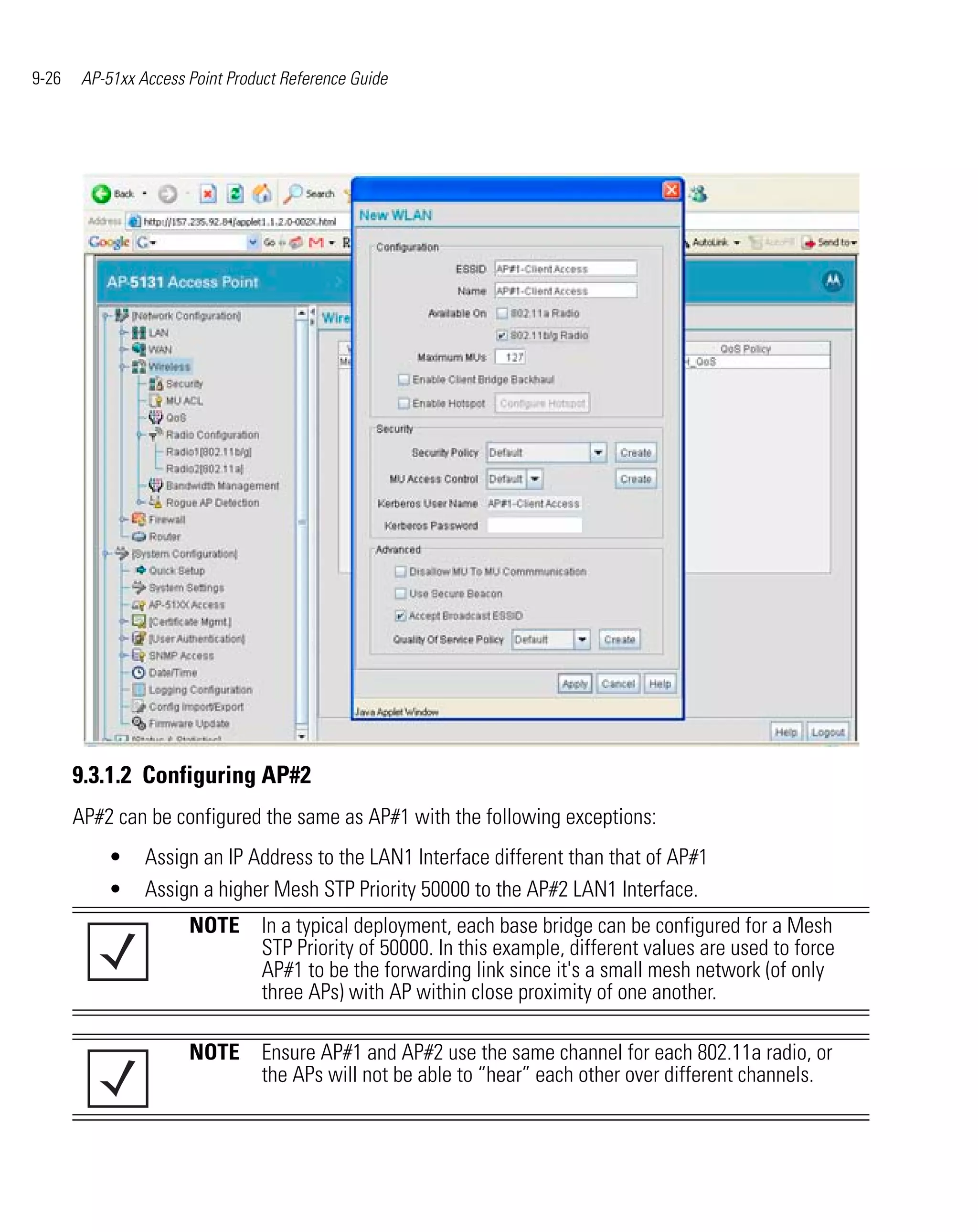 Ap 51xx access point product reference guide