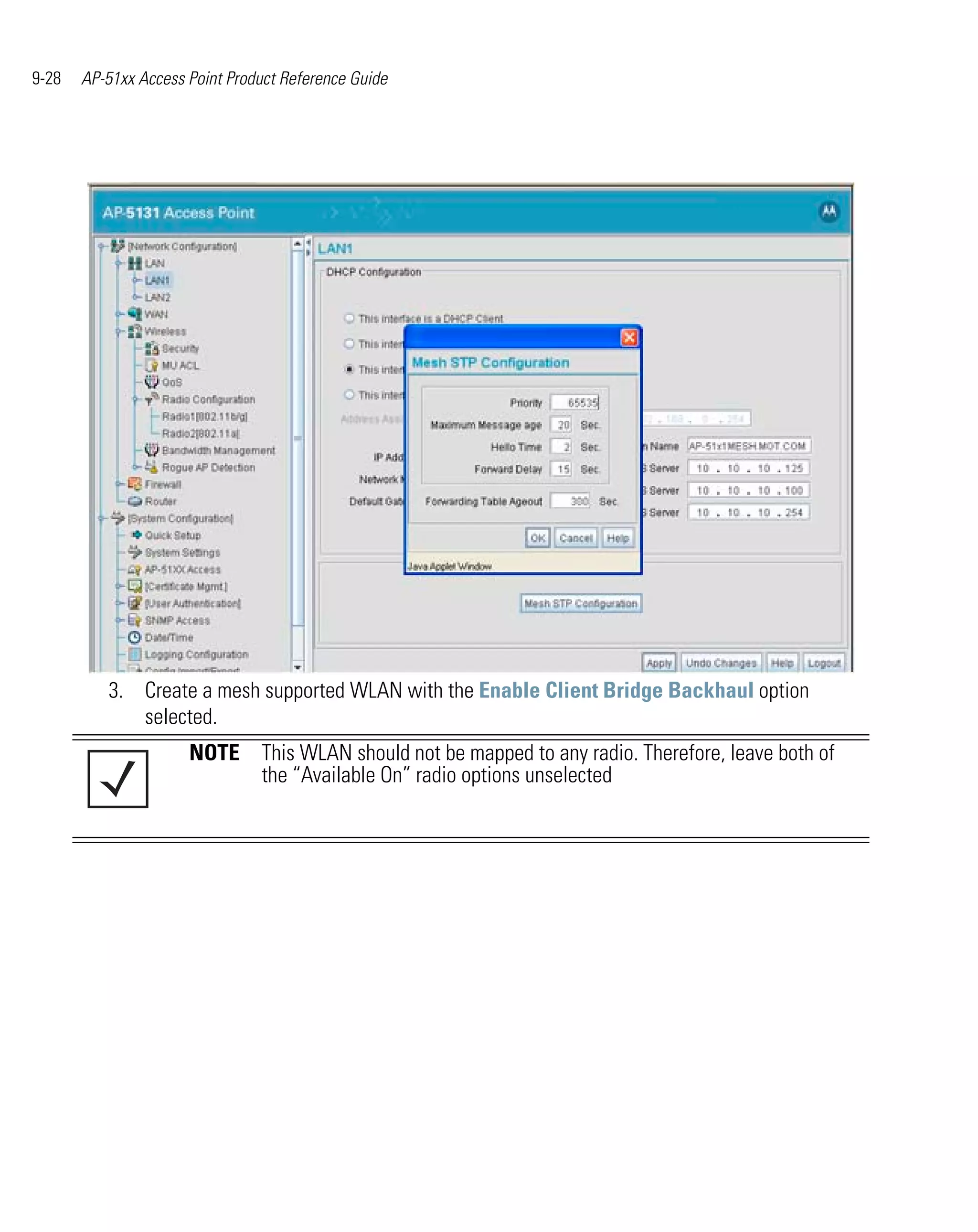 Ap 51xx access point product reference guide