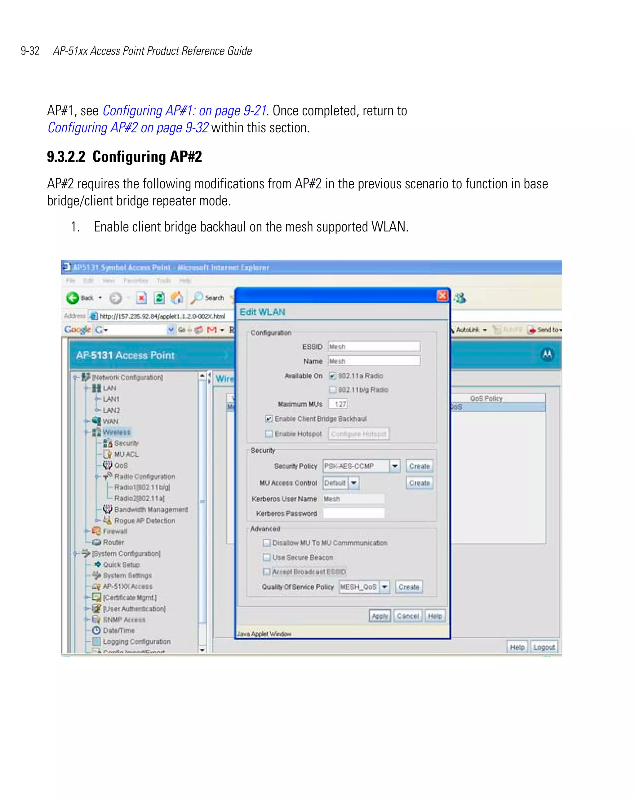 Ap 51xx access point product reference guide