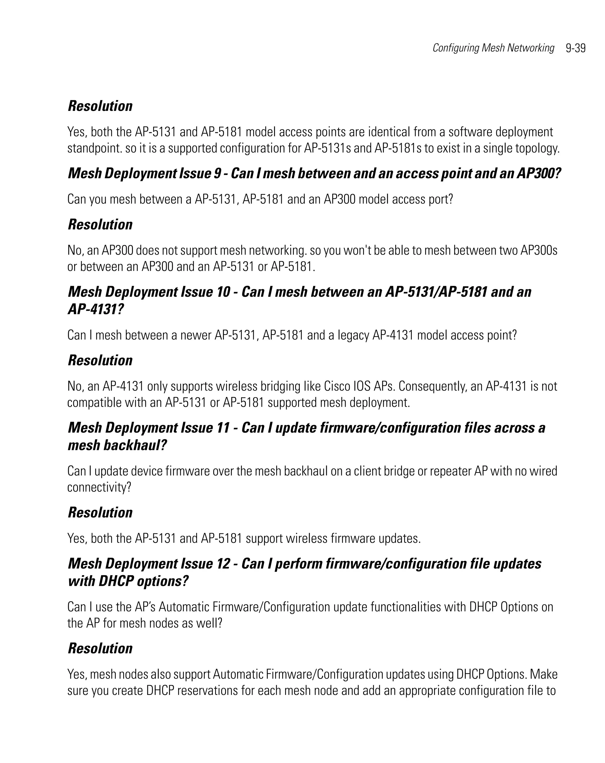 Ap 51xx access point product reference guide