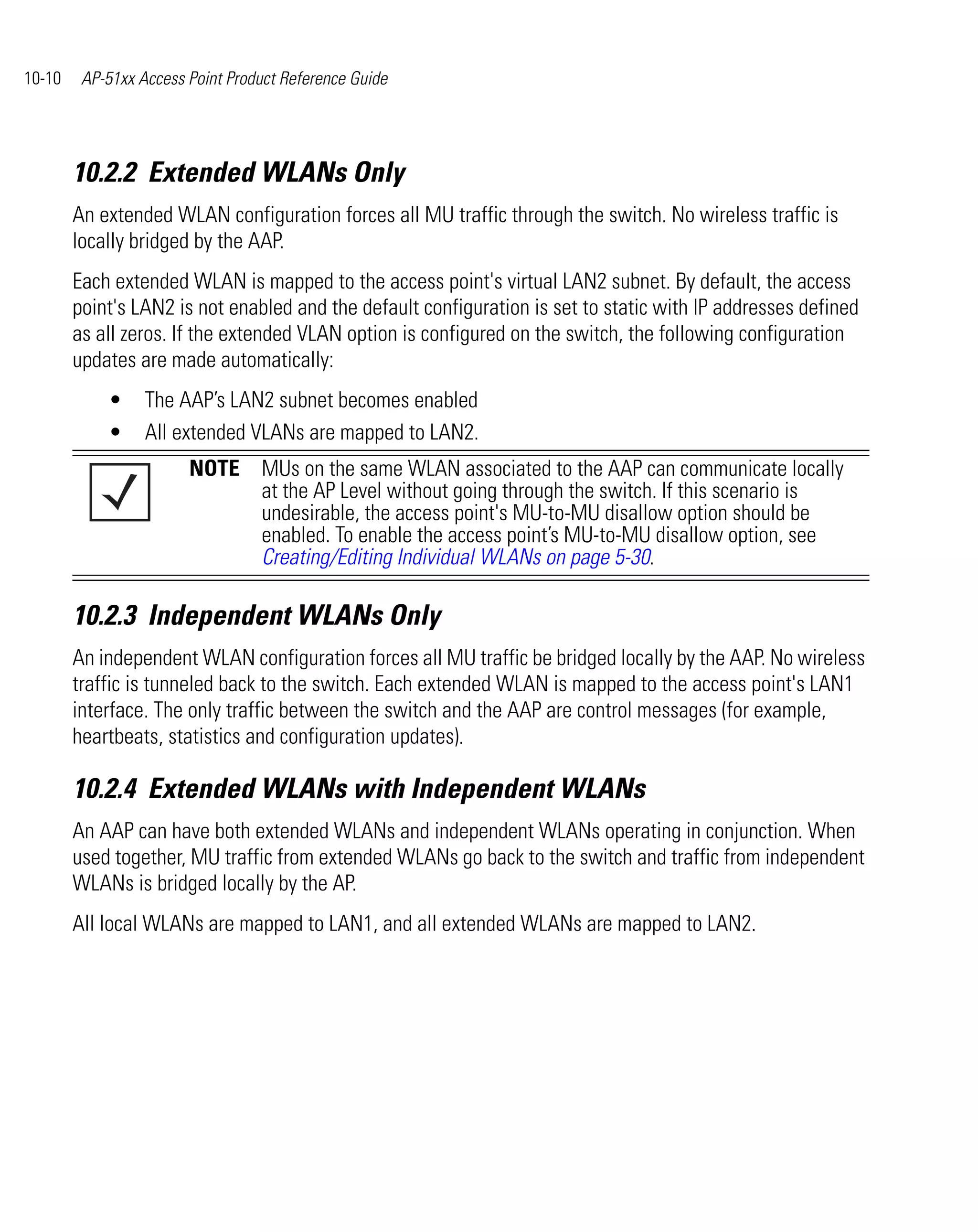 Ap 51xx access point product reference guide
