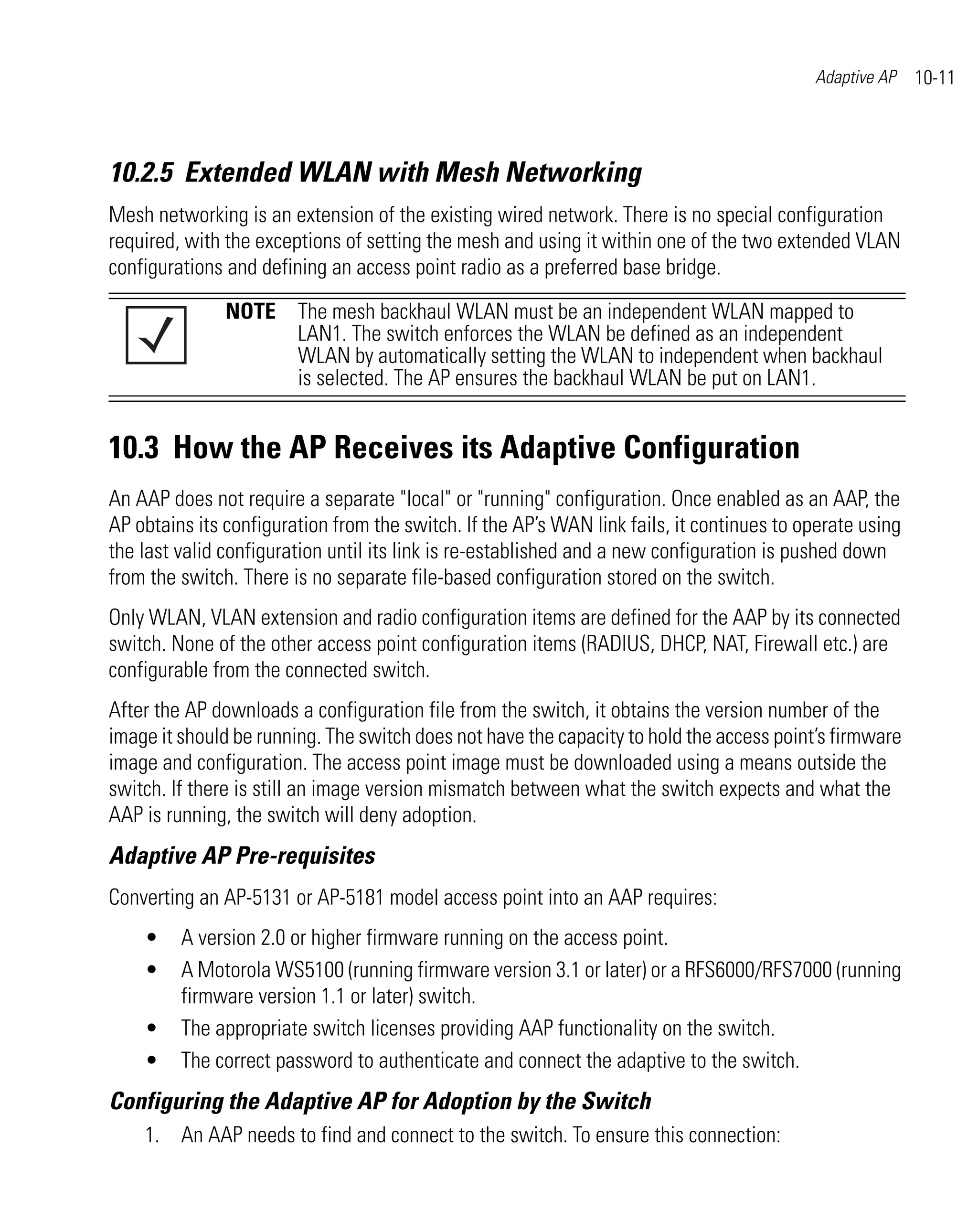 Ap 51xx access point product reference guide