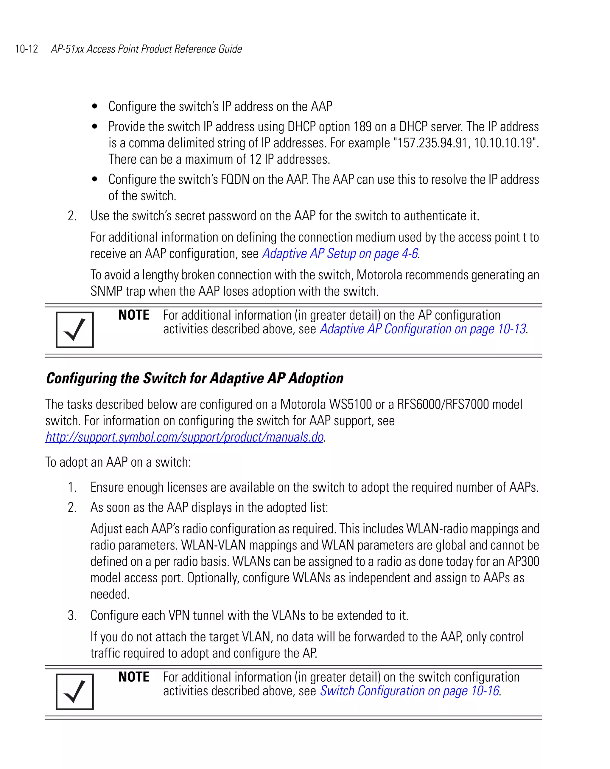 Ap 51xx access point product reference guide