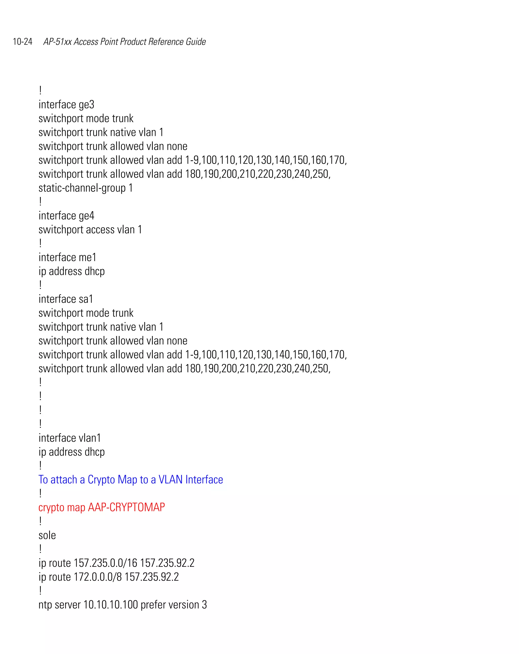 Ap 51xx access point product reference guide