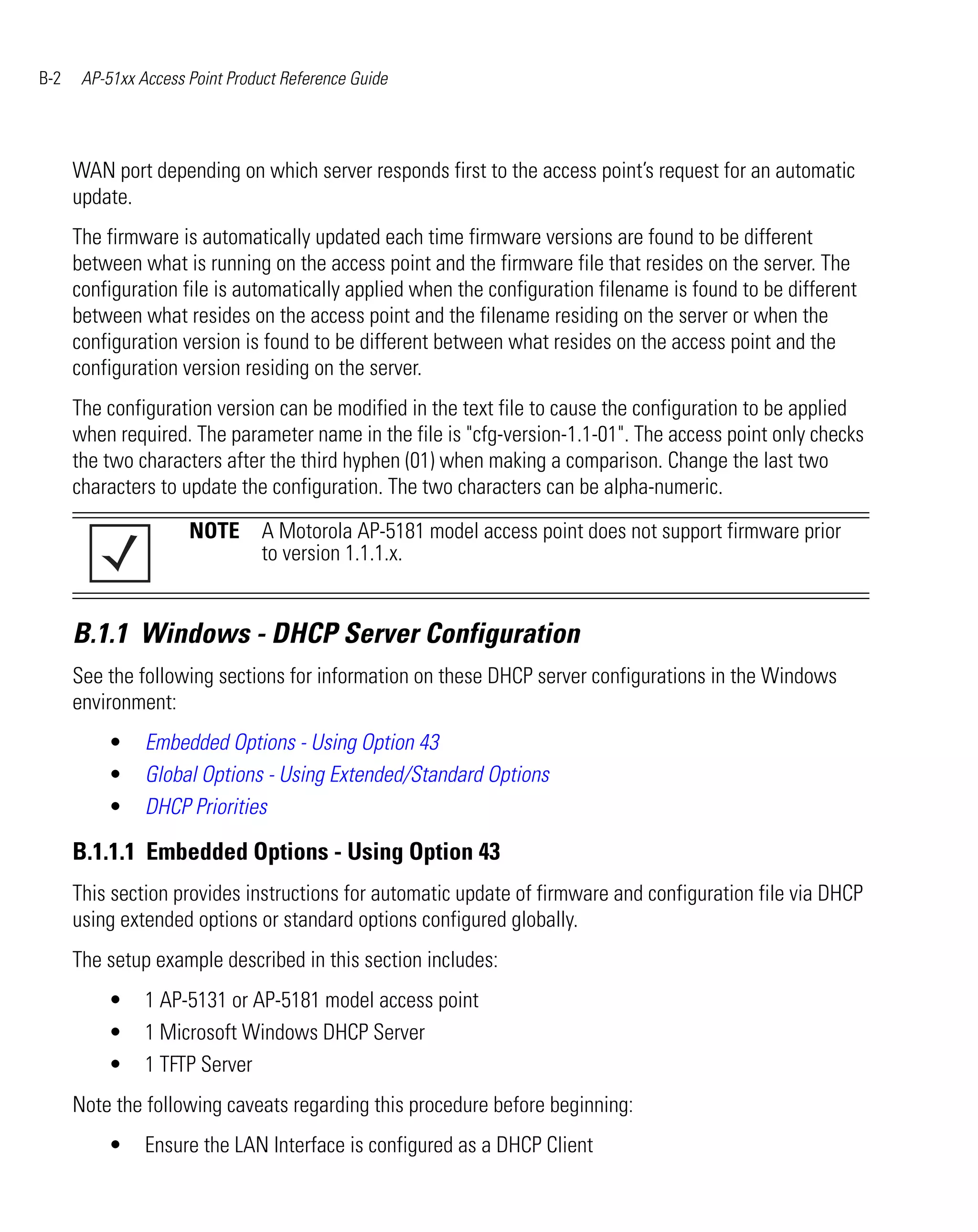 Ap 51xx access point product reference guide