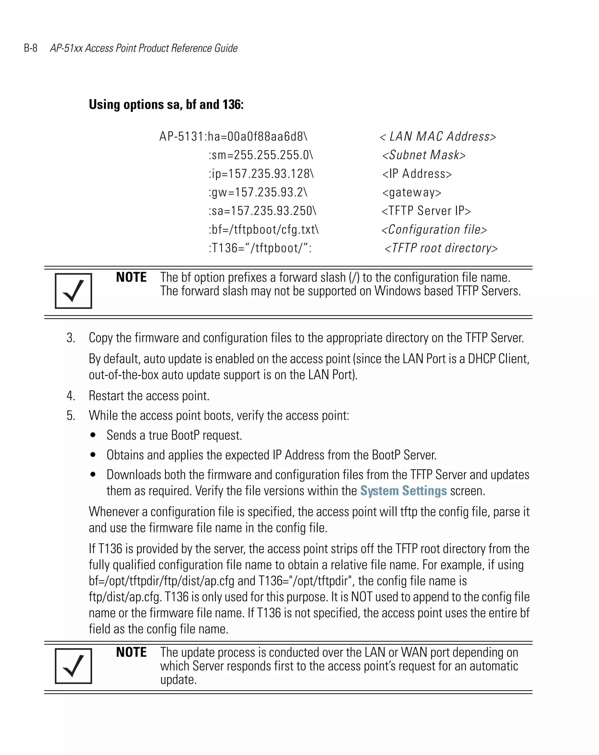 Ap 51xx access point product reference guide